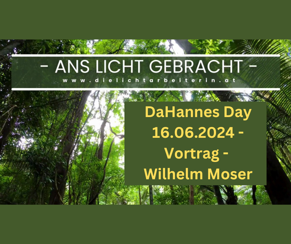 DaHannes Day 16.16.2024 - Vortrag - Wilhelm Moser