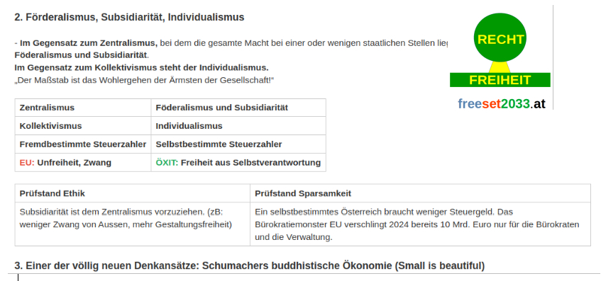 Gesellschaftsformen: Zentral, föderal, lokal