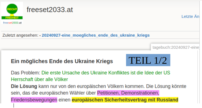 20240927 Ein mögliches Ende des Ukraine Kriegs Teil 1