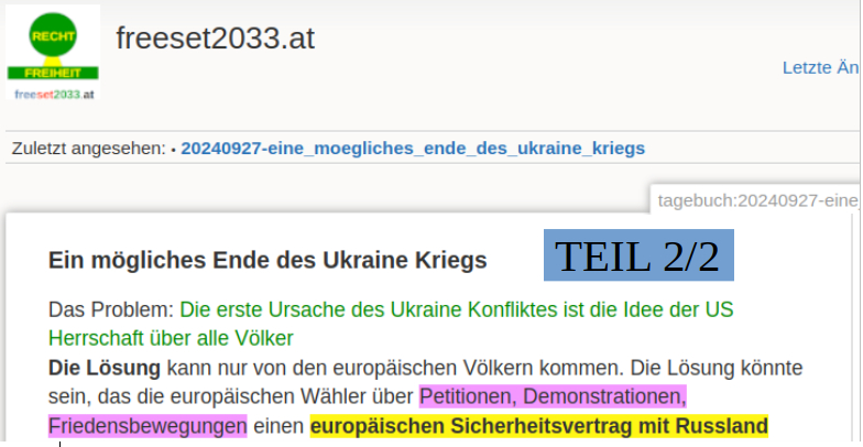 20240927 Ein mögliches Ende des Ukraine Kriegs Teil 2