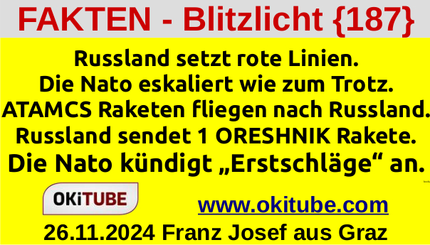 NATO eskaliert gegen Russland - FAKTEN Blitzlicht {186}